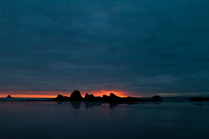 Ruby Beach At Sunset